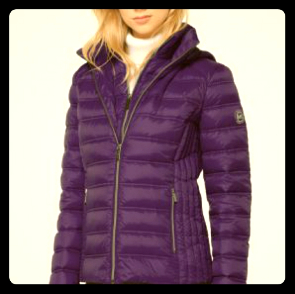 Layered Nylon Down Jacket